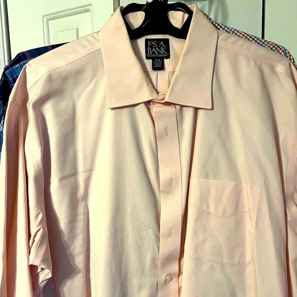 Jos A Bank Pink Dress Shirt